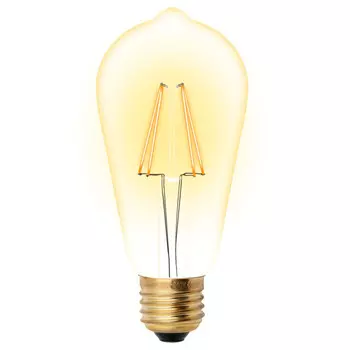 лампа светодиодная UNIEL Винтаж E27 5Вт ST64 золото эдисон