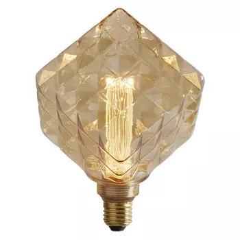 лампа светодиодная VOLTEGA Market E27 4Вт 1800К 200Лм квадрат прозрачный желтый