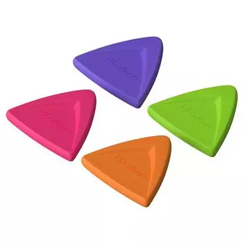 ластик BERLINGO Arrow 40х35х10мм треугольный термопластичная резина в асс-те