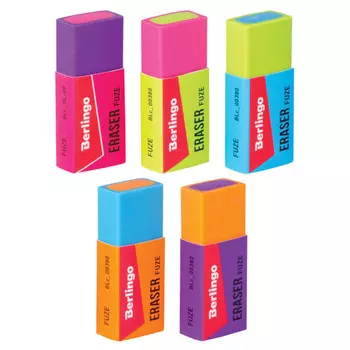 ластик BERLINGO Fuze прямоугольный в асс-те