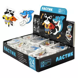 ластик фигурный Енот/Акула