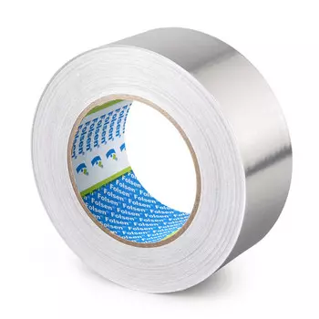 лента алюминиевая FOLSEN 38ммx50м высокотемпературная (до 150°C), арт.074253