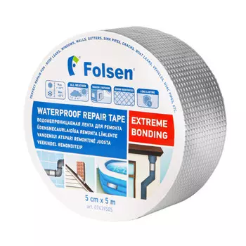 лента клейкая ремонтная FOLSEN 50ммх5м водонепроницаемая, арт.07439505