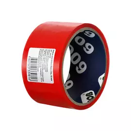 лента клейкая UNIBOB 600 48мм х 24м упаковочная красная, арт.55749