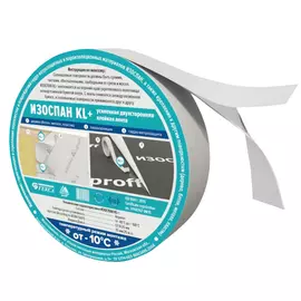 лента клейкая усиленная двухсторонняя Изоспан KL+