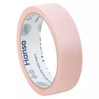 лента малярная Hansa для деликатных поверхностей 25мм х 25м, арт.702525