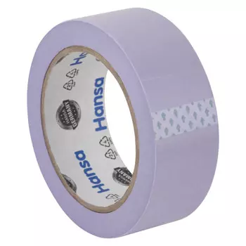 лента малярная Hansa для деликатных поверхностей 38мм х 50м, арт.702738