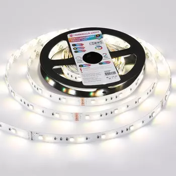 лента светодиодная AMBRELLA 13Вт/м 1900Лм/м RGB IP20 5м регулировка температуры