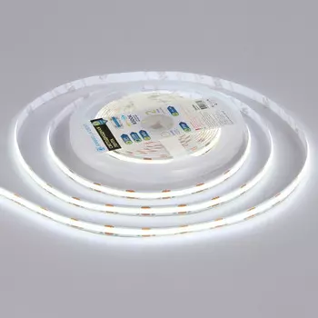лента светодиодная AMBRELLA COB 10Вт/м 800Лм/м 6500К IP20 5м холодный белый