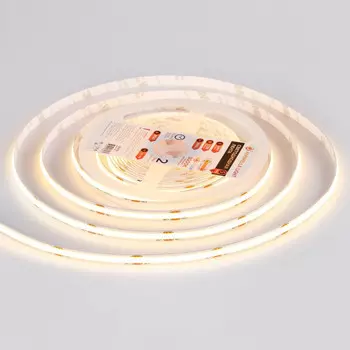 лента светодиодная AMBRELLA COB 12Вт/м 1000Лм/м 3000К IP20 5м теплый белый
