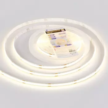лента светодиодная AMBRELLA COB 12Вт/м 1000Лм/м 4500К IP20 5м белый