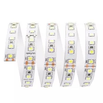 лента светодиодная APEYRON 120LED/м 80Вт 24В IP20 5м теплый белый