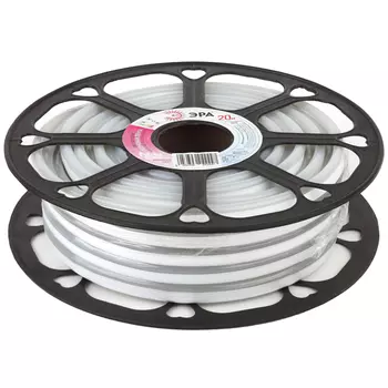 лента светодиодная ЭРА RIVOLI 220В 7Вт 2835 120д/м IP67 20м розовая