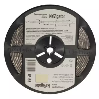 лента светодиодная LED NAVIGATOR 14,4Вт IP65 12В