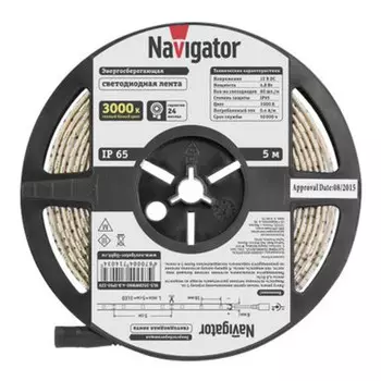 лента светодиодная LED NAVIGATOR 4.8Вт IP65 12В 71403