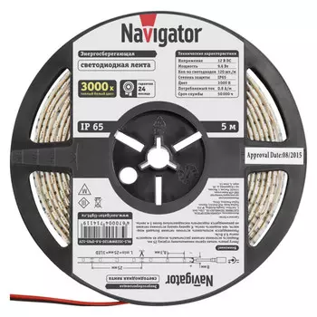лента светодиодная LED NAVIGATOR 9,6Вт IP65 12В