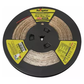 лента светодиодная NAVIGATOR 12В 48Вт 20м RGB IP20 RGB