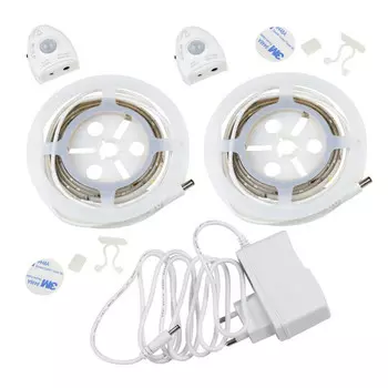 лента светодиодная UNIEL с датчиком движения 6Вт 4000K 1,2м 2 шт в компекте с диммером