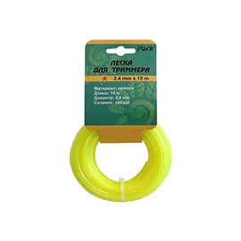 леска для триммеров PARK 2,4мм 15м звезда