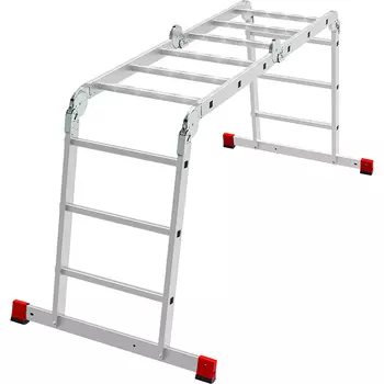 лестница четырехсекционная НОВАЯ ВЫСОТА Серия 300 20 ступеней