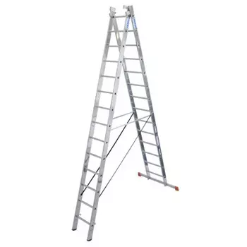 лестница трехсекционная KRAUSE TRIBILO 14 ступеней