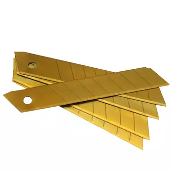 лезвие для ножа VIRA Rage сегментное 18мм 5шт титан покрытие