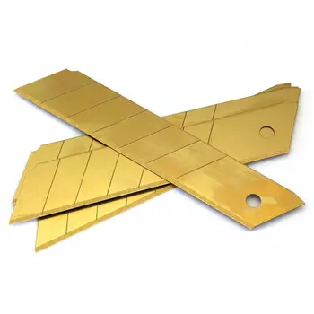 лезвие для ножа RAGE by VIRA сегментное 25мм 5шт титан покрытие