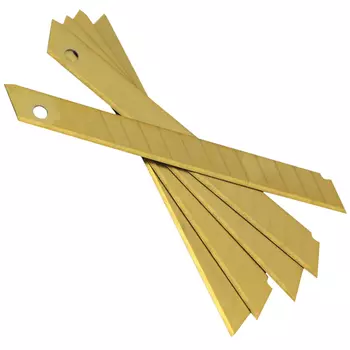 лезвие для ножа RAGE by VIRA сегментное 9мм 5шт титан покрытие