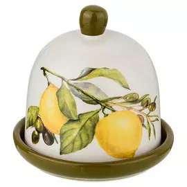 лимонница AGNESS Лемон три 9х9см керамика