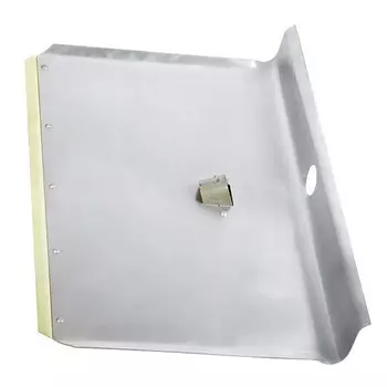 лопата для снега СИБРТЕХ 40х40см алюминий стальная планка б/ч