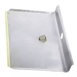 лопата для снега СИБРТЕХ 40х40см алюминий стальная планка б/ч