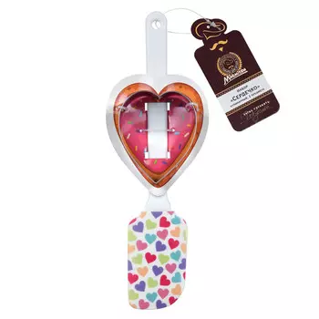 лопатка MARMITON Сердечко 25см нейлон, силикон + формочка 6,5см нерж.сталь