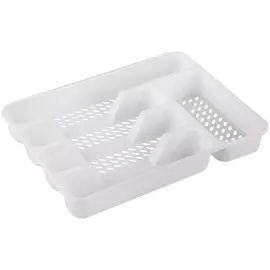 лоток для столовых приборов Капелька, 31,5х24,5х4,5 см, пластик