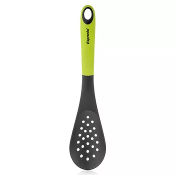 ложка кухонная ESPRADO Verde 33см с отверстиями пластик, ТПР