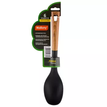 ложка кухонная MALLONY Foresta 32,5см нейлон, пластик