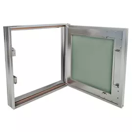 люк ревизионный под покраску ХАММЕР Гиппократ 200х200мм алюминий