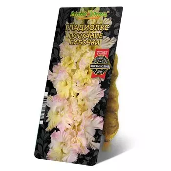 луковица Гладиолус Порхание Бабочки 8/12 5шт