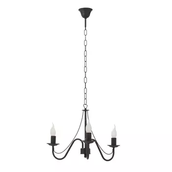 люстра подвесная СВЕТПРОМ Caspar 3x40Вт E14 без плафонов,металл черный