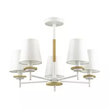 люстра County 4497/5c ln20 190 5 х Е14 х 40 Вт, белый