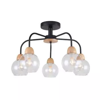 люстра Freya FR5092PL-05B 5 x E14 x 40 Вт черная