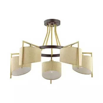 люстра Lumion Karen 3750/5C 5 х E14 х 40 Вт коричневая