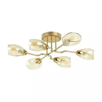 люстра Lumion Lacie 4536/6C 6 х E14 х 40 Вт золото, матовое золото