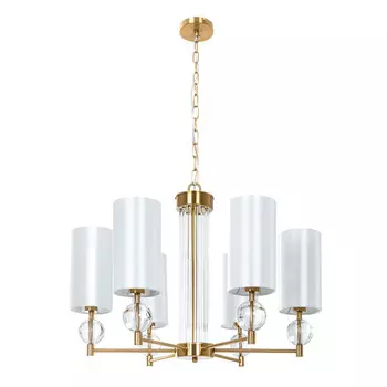 люстра подвесная ART LAMP Matar E14 6х40Вт металл медный