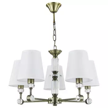 люстра подвесная ARTE LAMP Brocca E14 5х40Вт металл бронза