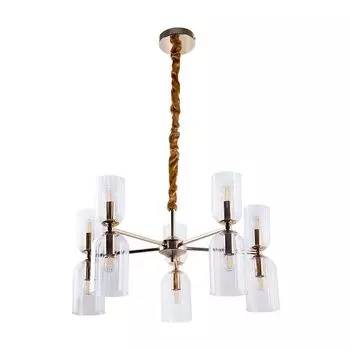 люстра подвесная ARTE LAMP Charm E14 10х40Вт металл золото