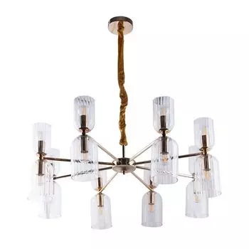 люстра подвесная ARTE LAMP Charm E14 16х40Вт металл золото