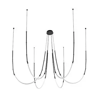 люстра подвесная ARTE LAMP Klimt LED 1х39Вт металл черный