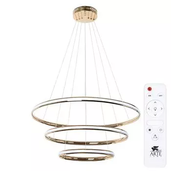 люстра подвесная ARTE LAMP Meridiana LED 1х150Вт металл золотой