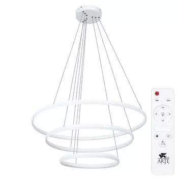 люстра подвесная ARTE LAMP Meridiana LED 1х155Вт металл белый