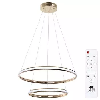 люстра подвесная ARTE LAMP Meridiana LED 1х70Вт металл золото